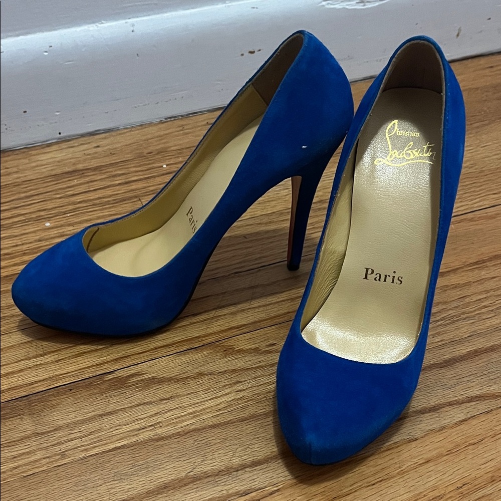 Christian Louboutin Vibrant Blue Heels